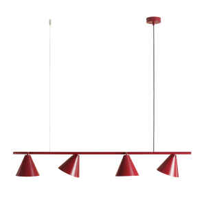 Pakabinamas šviestuvas FORM 4 Raudonas WINE E27 4 x max 15W LED