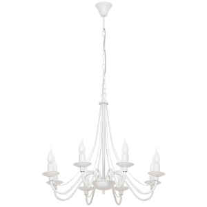 Pakabinamas šviestuvas 8 POINT RÓŻA Baltas  E14 8 x max 10W LED