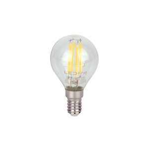 10x LED lemputė E14 4W 4000K 480lm 220-240V FILAMENT G45 GLOBE Neutrali balta