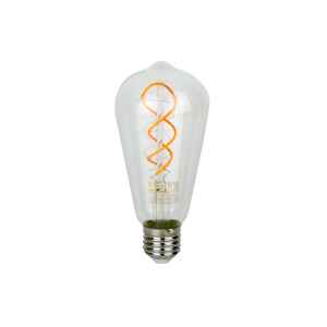 10x PRITEMDOMA LED lemputė E27 4W 1800K 230lm 220-240V FILAMENT ST64 RETRO VINTAGE