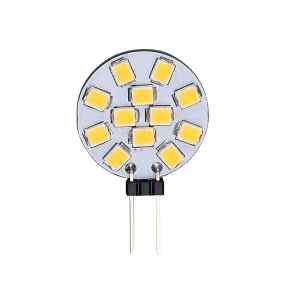 10x LED lemputė G4 2W 6000K 140lm 12V AC/DC 12 SMD2835 Šalta balta
