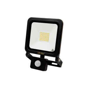 LED prožektorius 30W 6000K 80lm/w 220-240V AC PIR Šalta balta