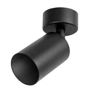 LED lubinis šviestuvas PIPE 1xGU10 JUODAS