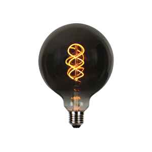 10x PRITEMDOMA LED lemputė E27 4W 1800K 150lm 220-240V FILAMENT G125 GLOBE RETRO VINTAGE GRAPHITe